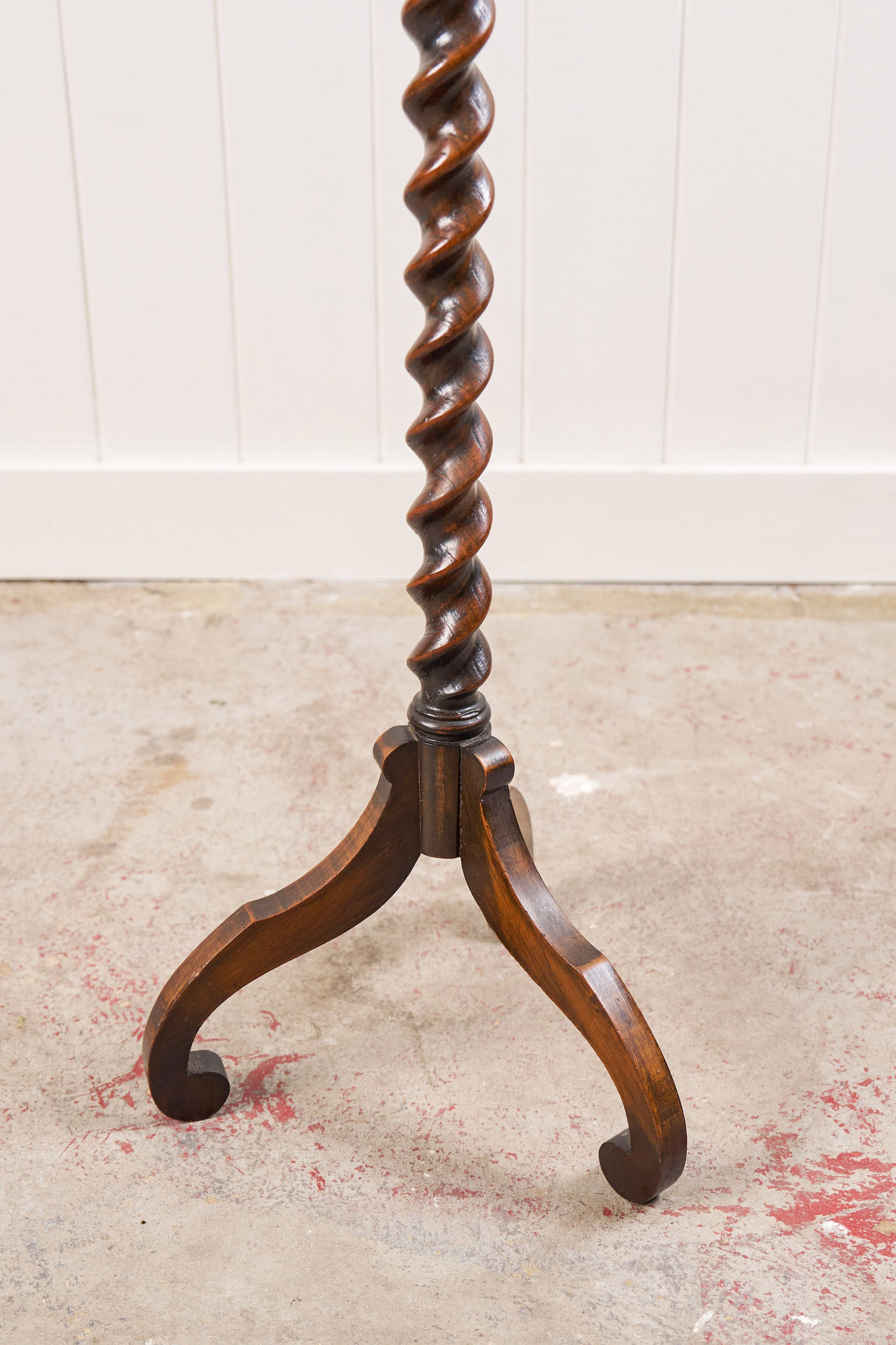 English Oak Barley Twist Stand