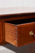 Load image into Gallery viewer, English Mahogany Inlay Knee Hole Desk
