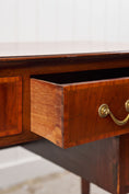 Load image into Gallery viewer, English Mahogany Inlay Knee Hole Desk
