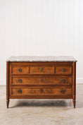 Load image into Gallery viewer, 19th Century French Commode with Grey Top
