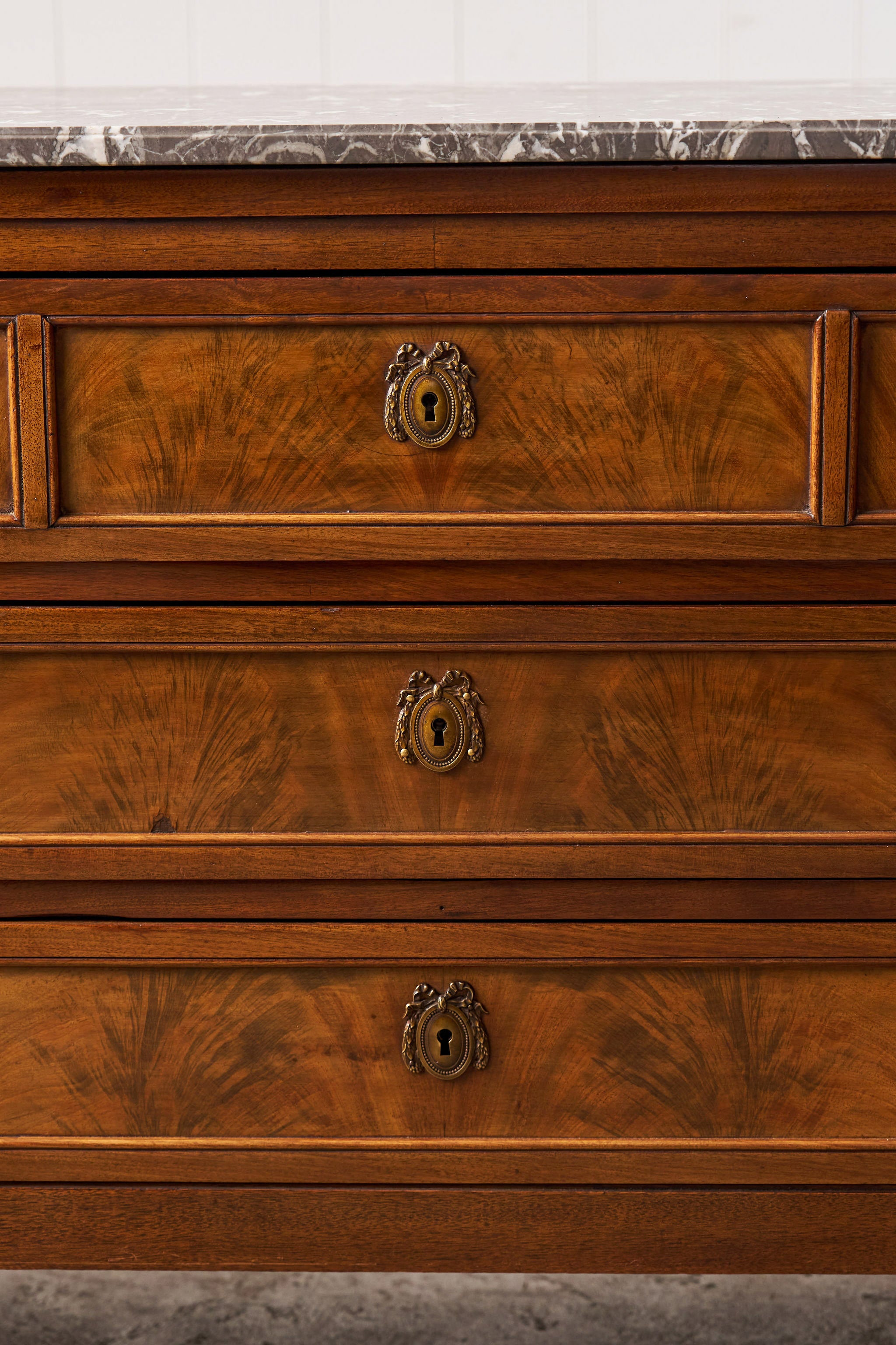 19th Century French Commode with Grey Top