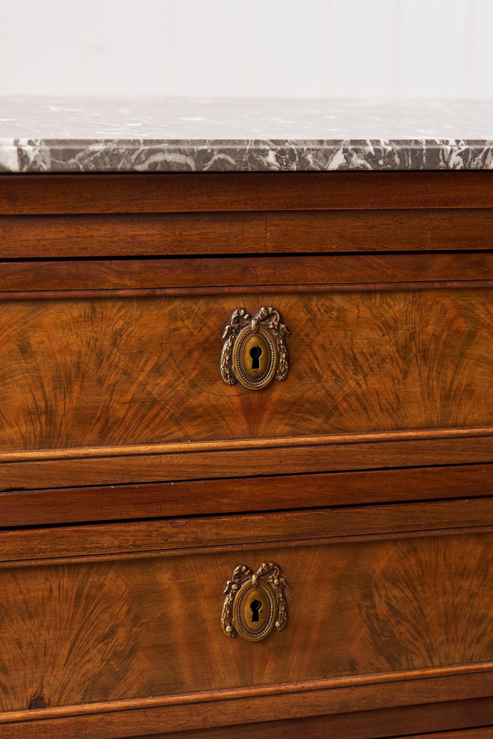 19th Century French Commode with Grey Top