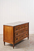 Load image into Gallery viewer, 19th Century French Commode with Grey Top
