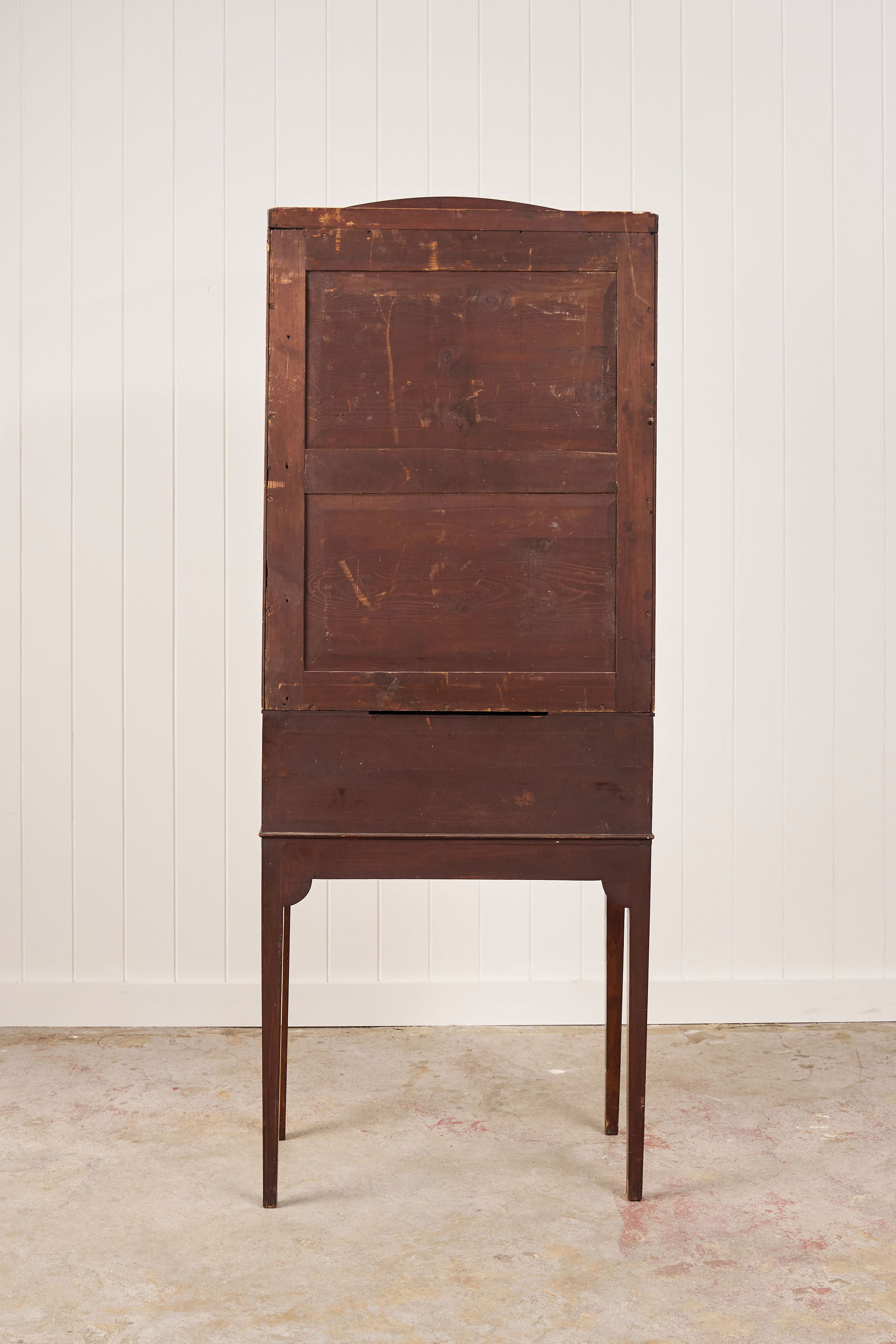 Period Sheraton Library/Display Case + Secretary (c. 1800-1810)