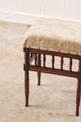Load image into Gallery viewer, Small Edwardian Upholstered Piano Stool
