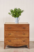 Load image into Gallery viewer, Edwardian Oak 3-Drawer Chest with Ebony Inlay
