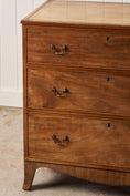 Load image into Gallery viewer, Edwardian Oak 3-Drawer Chest with Ebony Inlay
