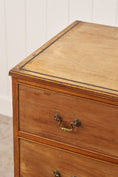 Load image into Gallery viewer, Edwardian Oak 3-Drawer Chest with Ebony Inlay
