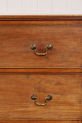 Load image into Gallery viewer, Edwardian Oak 3-Drawer Chest with Ebony Inlay
