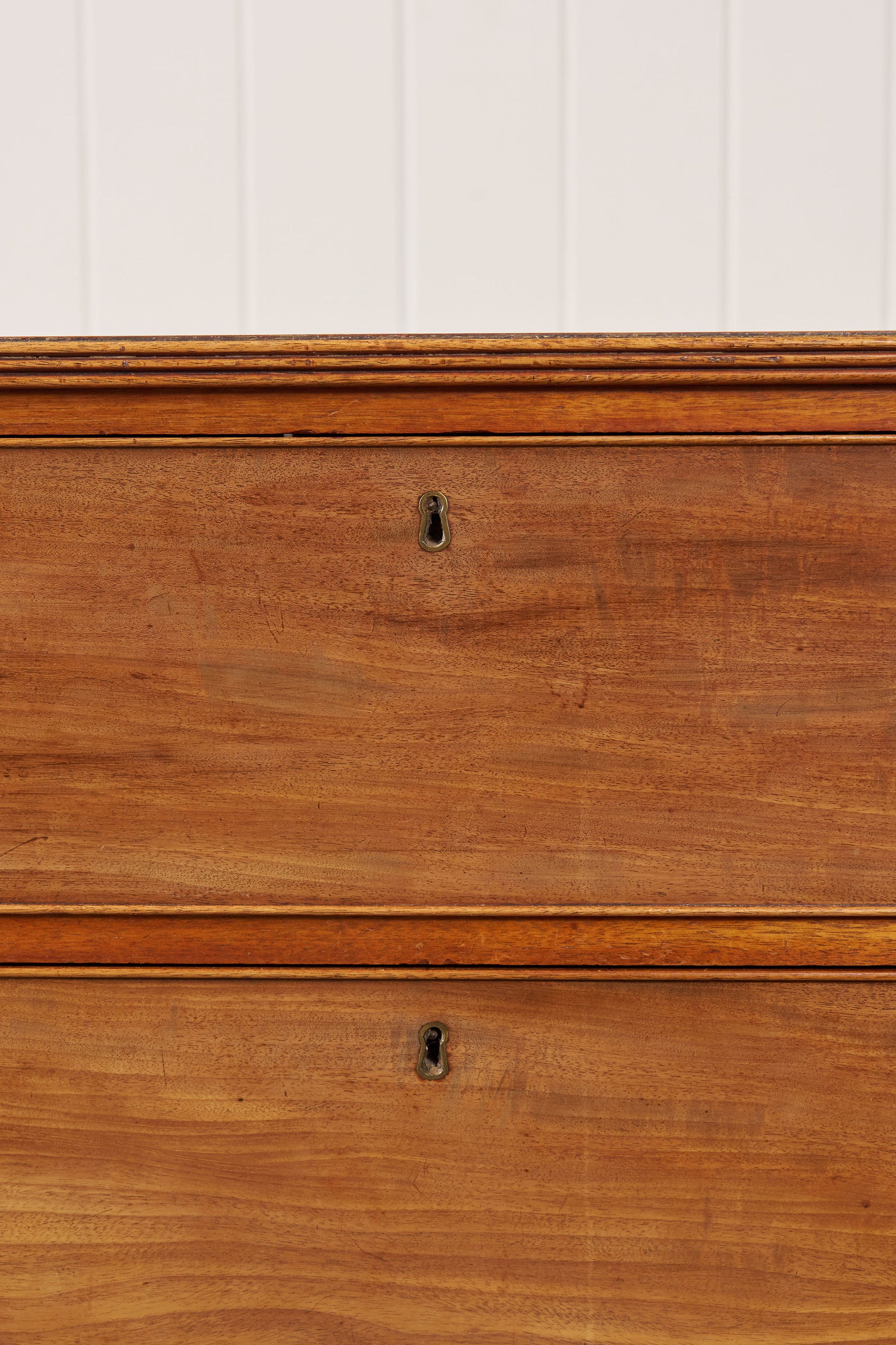 Edwardian Oak 3-Drawer Chest with Ebony Inlay
