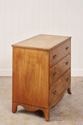 Load image into Gallery viewer, Edwardian Oak 3-Drawer Chest with Ebony Inlay
