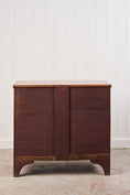 Load image into Gallery viewer, Victorian Mahogany Bow Front Chest on Splay Feet
