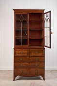 Load image into Gallery viewer, George III Mahogany Secretaire Bookcase (c. 1790)
