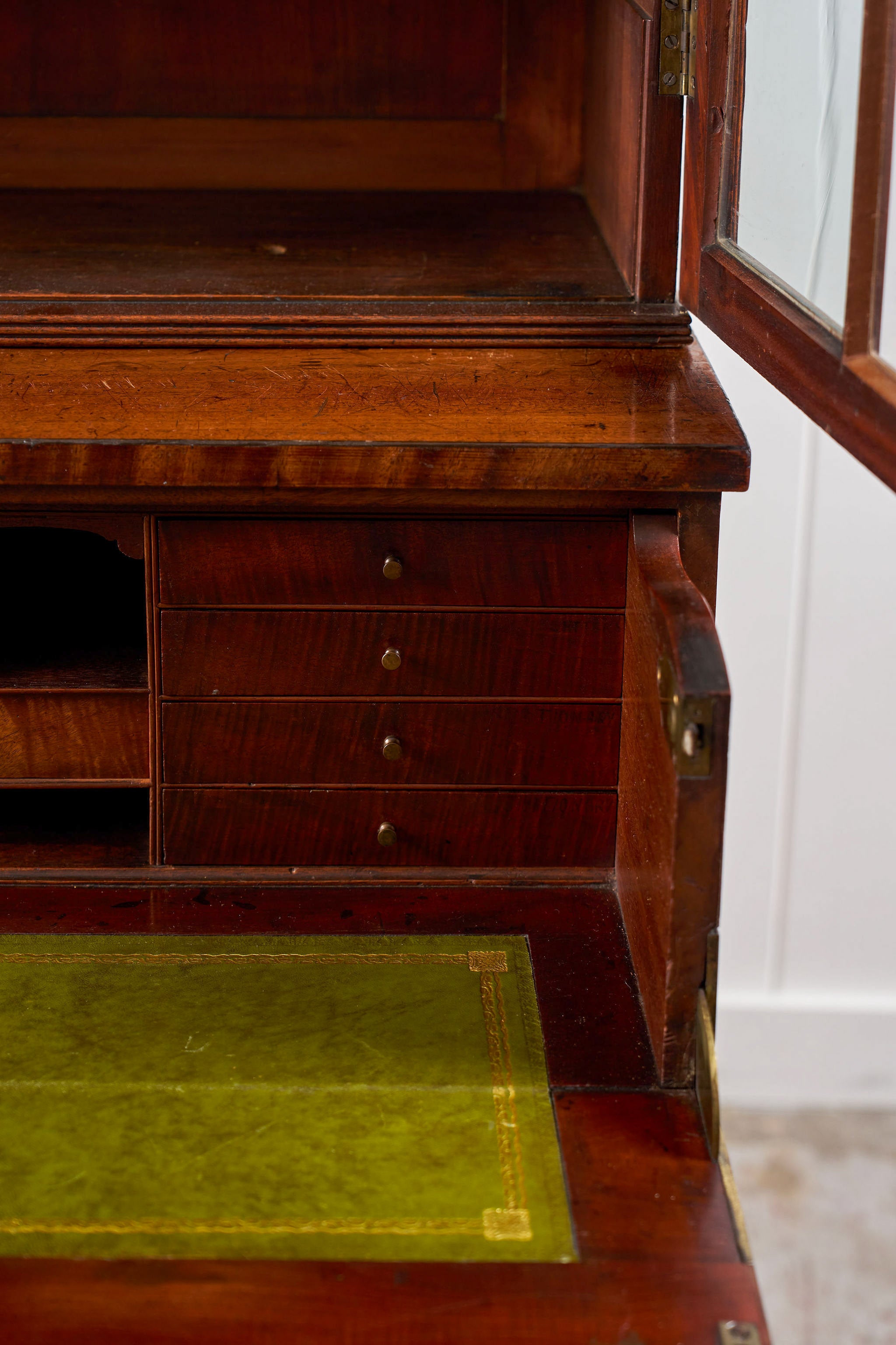 George III Mahogany Secretaire Bookcase (c. 1790)