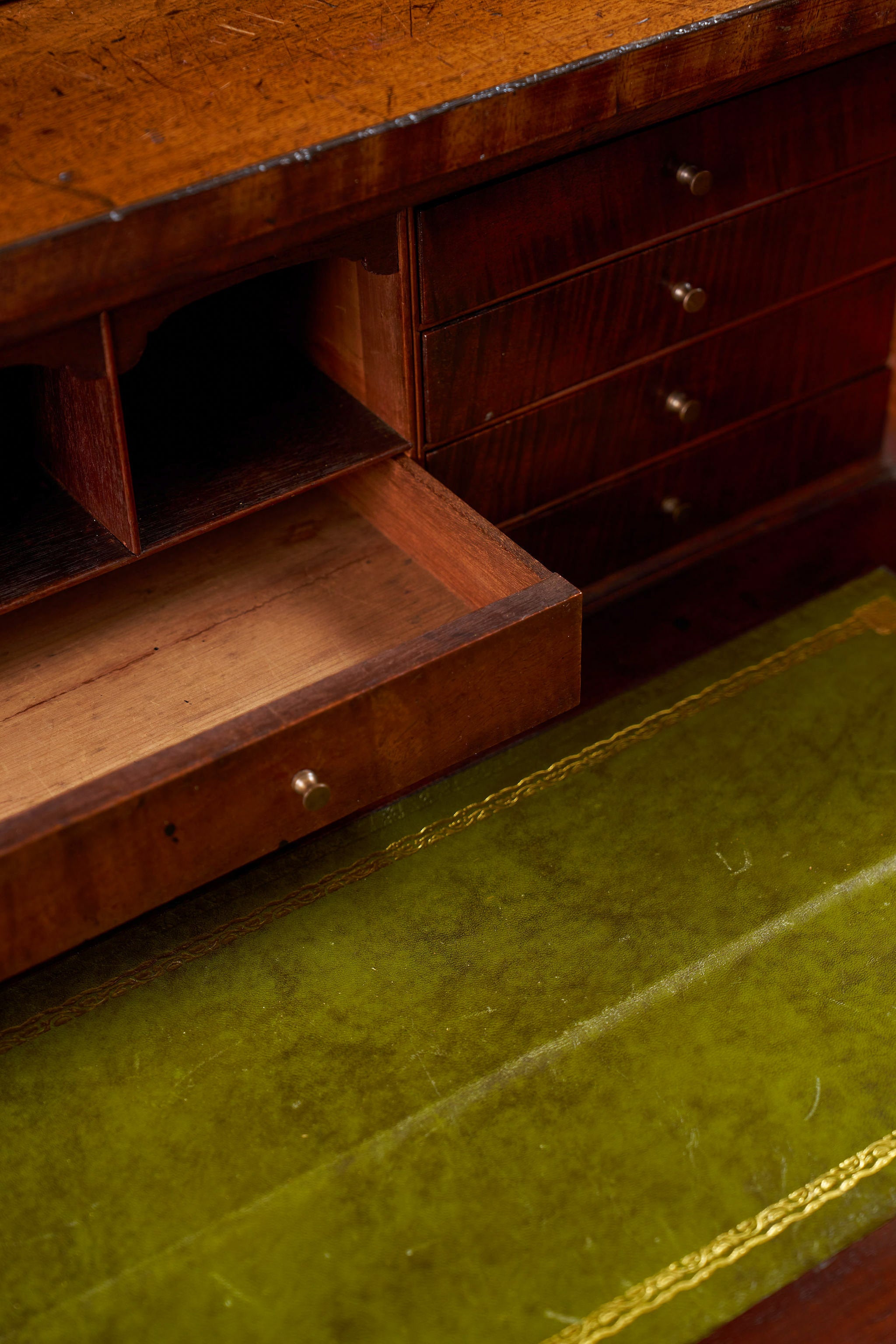 George III Mahogany Secretaire Bookcase (c. 1790)