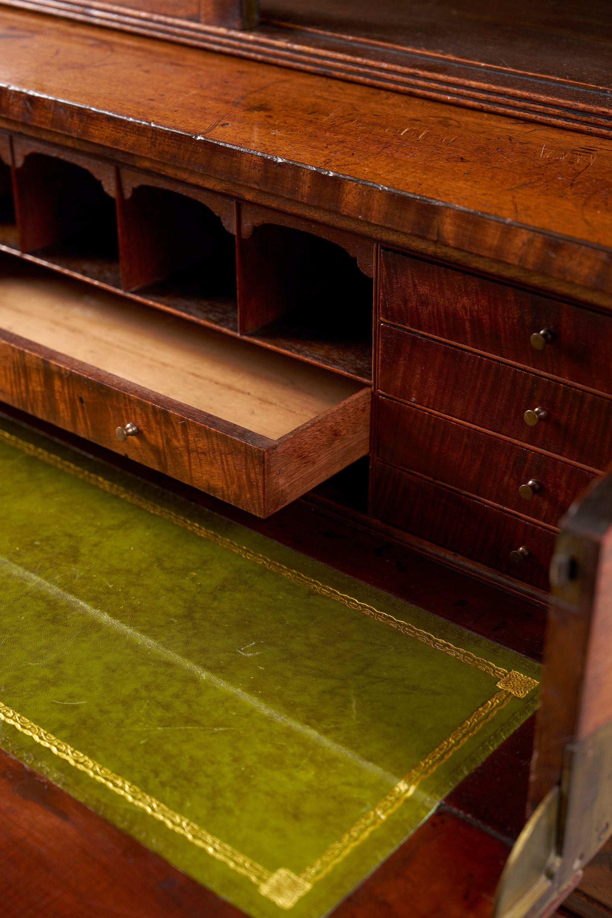 George III Mahogany Secretaire Bookcase (c. 1790)