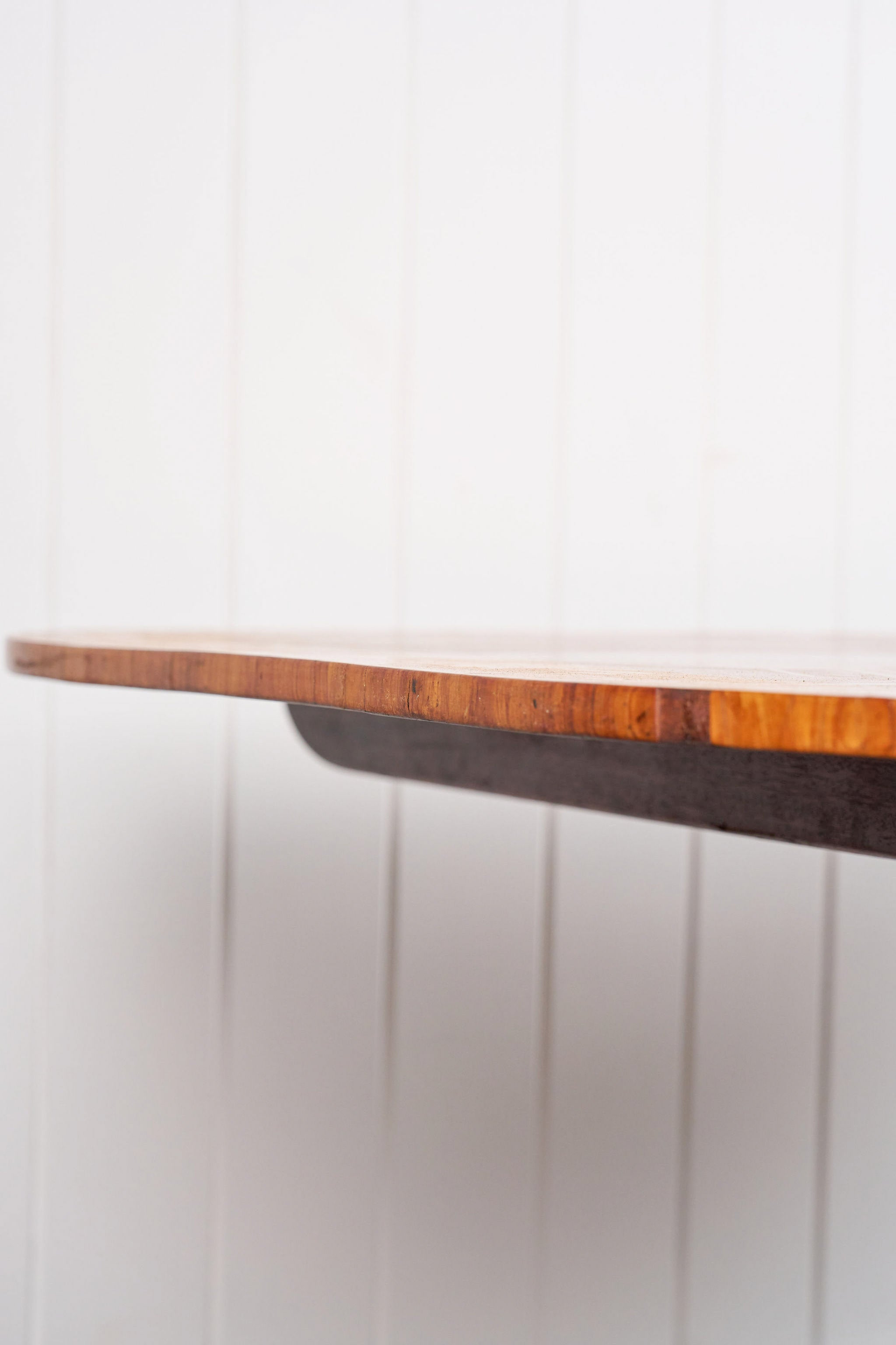 George III Walnut Breakfast Table with Satinwood Banding