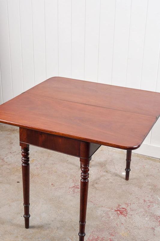 Flip Top Card/Entry Table with Cane Cut Legs