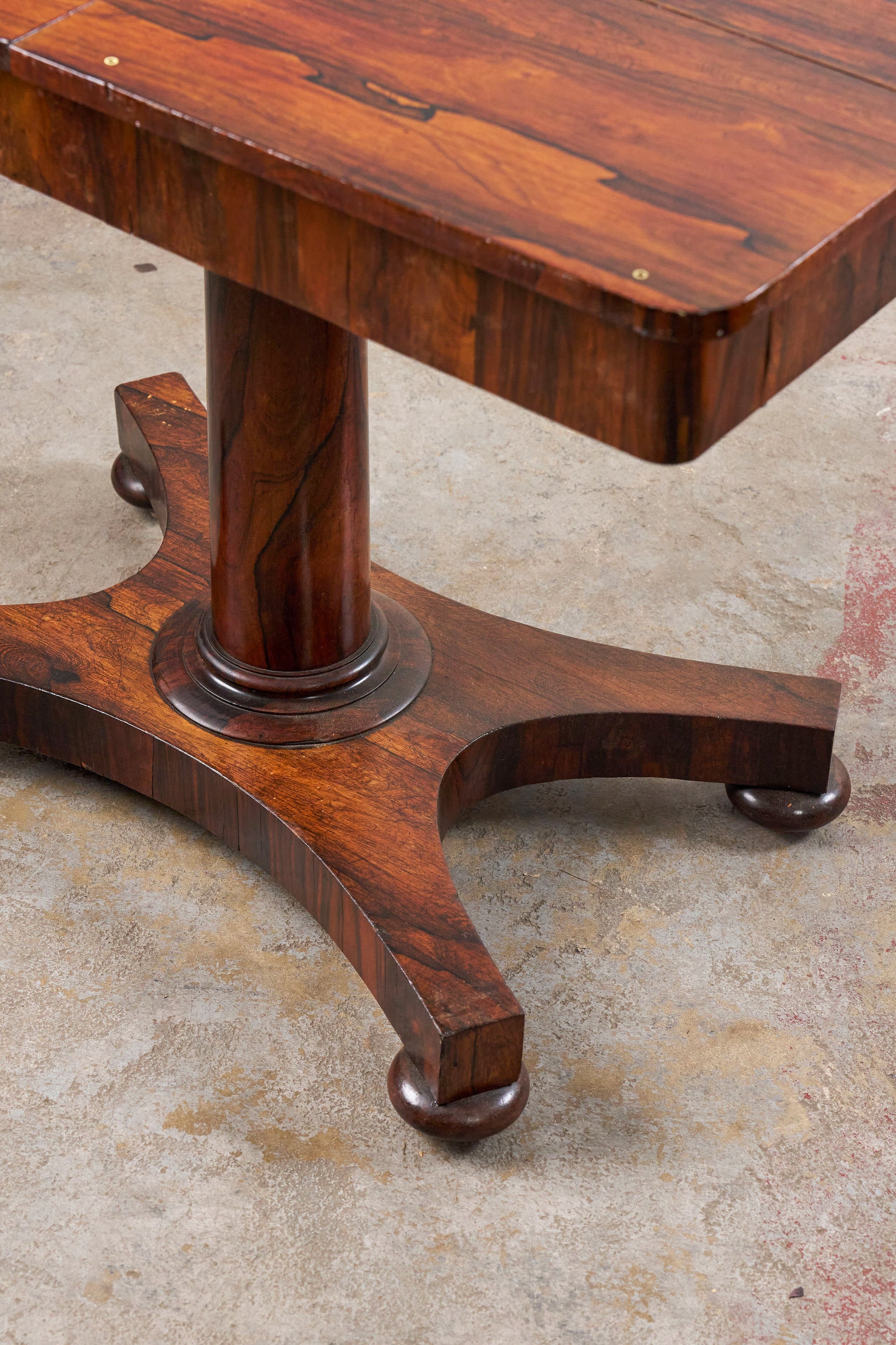 William IV Period Rosewood Library Reading Table
