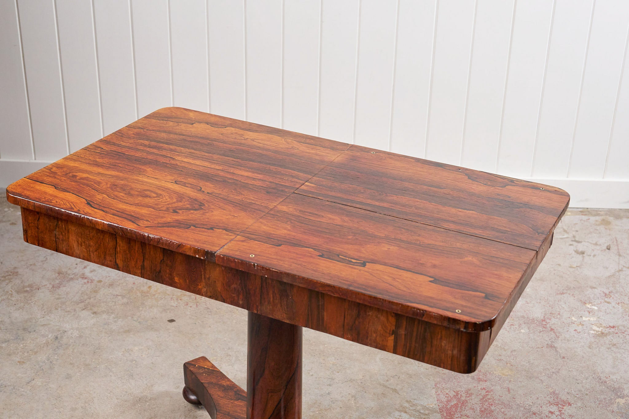 William IV Period Rosewood Library Reading Table