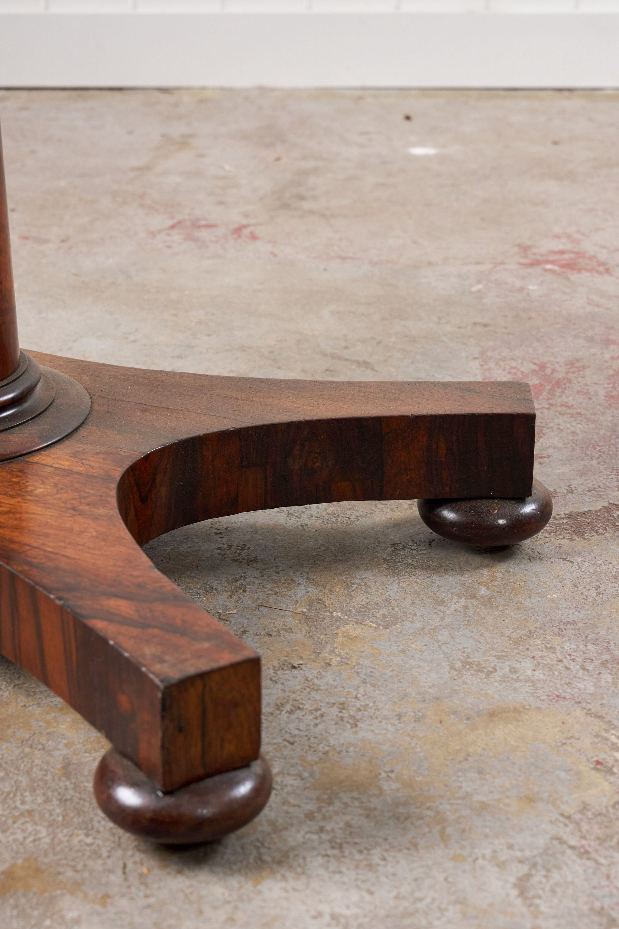 William IV Period Rosewood Library Reading Table