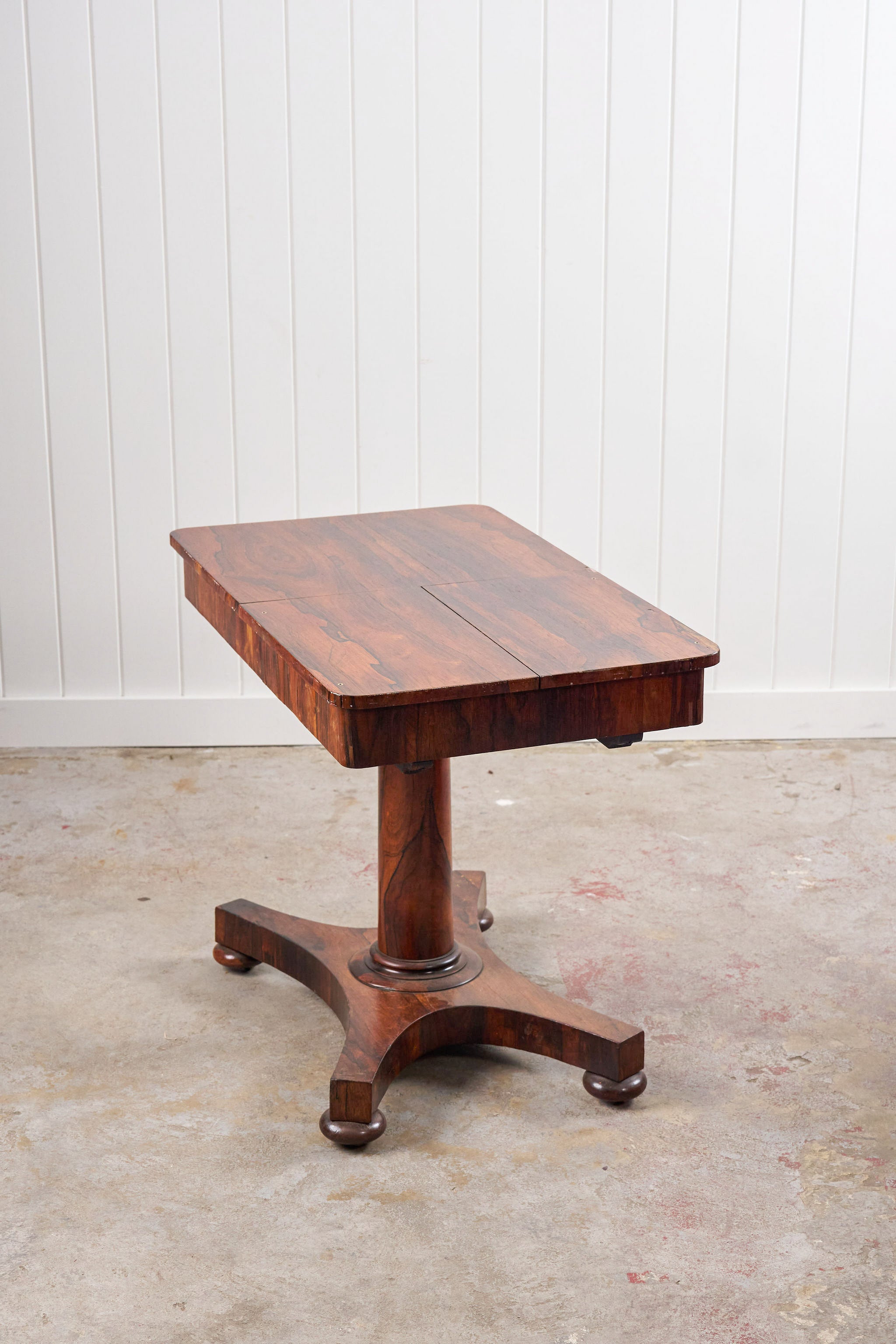 William IV Period Rosewood Library Reading Table