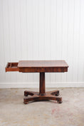 Load image into Gallery viewer, William IV Period Rosewood Library Reading Table
