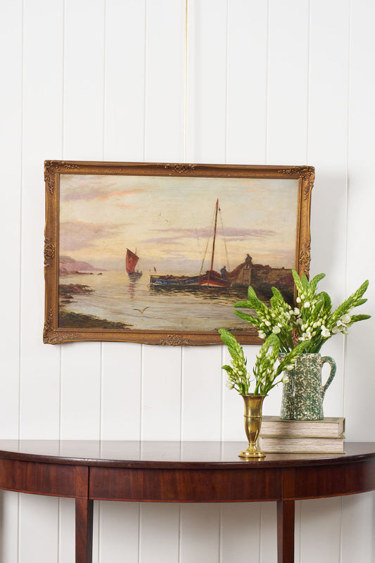 Signed + Dated Oil on Canvas by Alexander Mortimer (British; d.1896) | Untitled