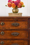 Load image into Gallery viewer, 18th Century English Walnut Bachelor’s Chest with Original Pulls + Sliding Table (c. 1740)
