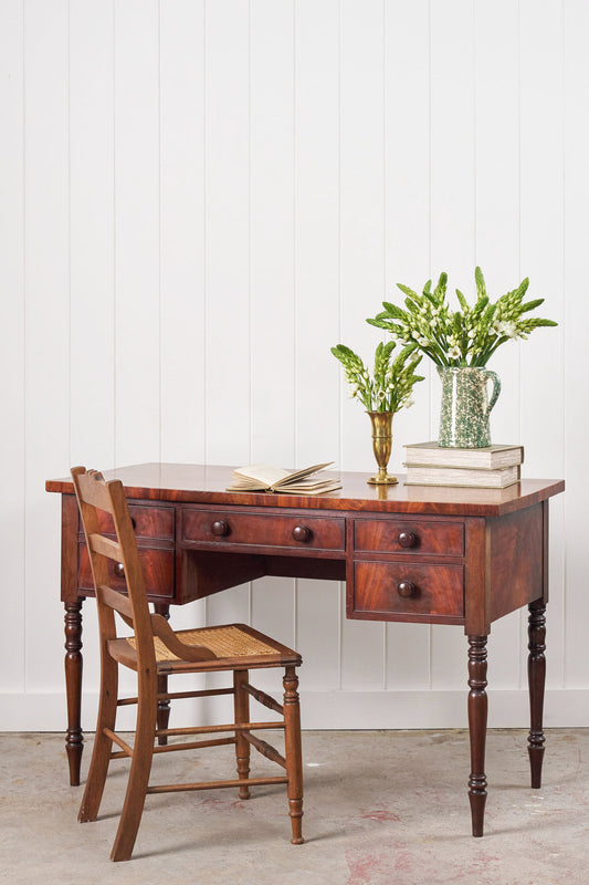 English Mahogany Writing Desk