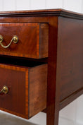 Load image into Gallery viewer, English Mahogany Inlay Knee Hole Desk
