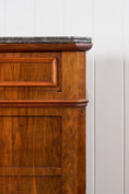 Load image into Gallery viewer, 19th Century Louis Philippe Black Marble Top Commode
