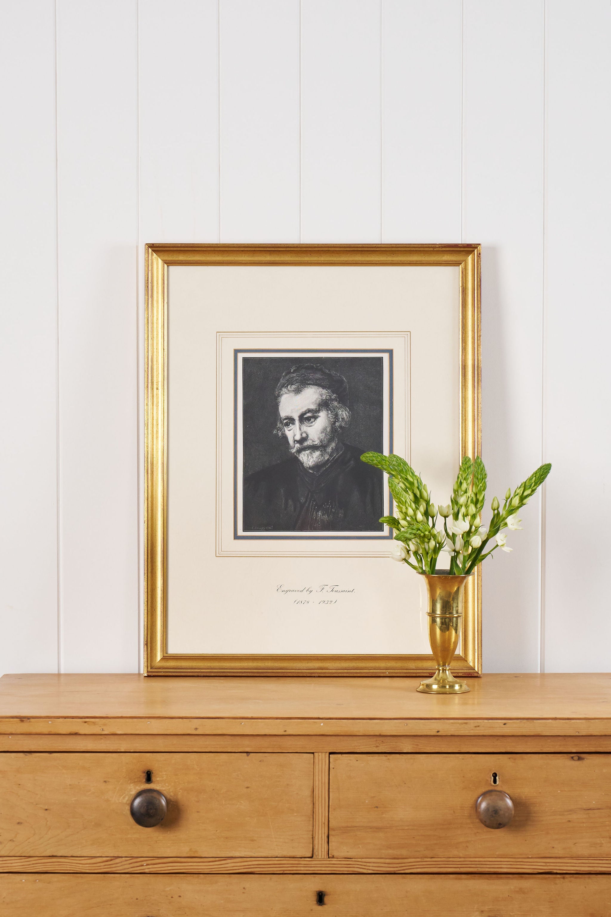 Framed Engravings by F. Toussaint (Belgian; 1878-1932)