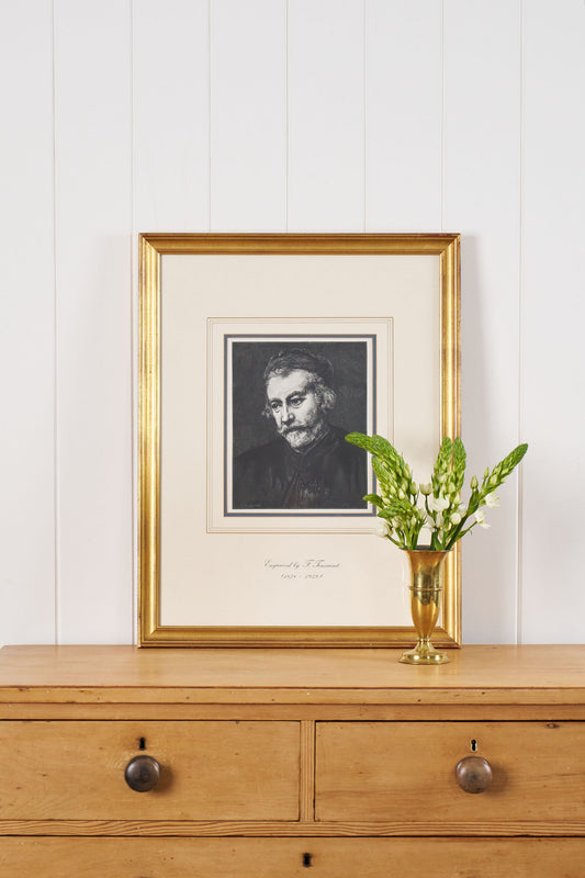 Framed Engravings by F. Toussaint (Belgian; 1878-1932)