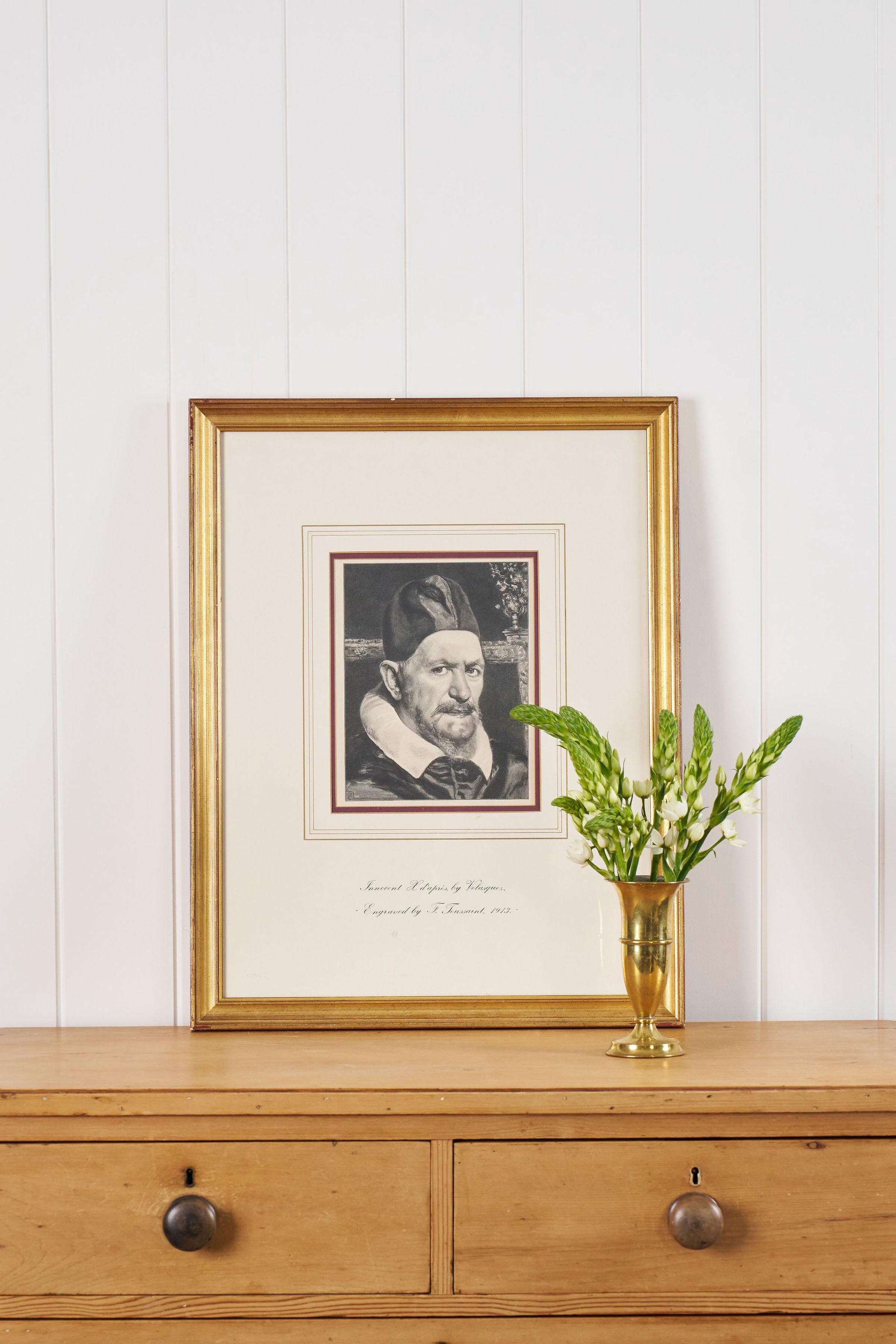 Framed Engravings by F. Toussaint (Belgian; 1878-1932)