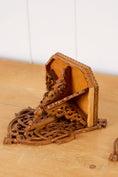 Load image into Gallery viewer, PAIR of Antique Wooden Ornate Wall Brackets/Shelves
