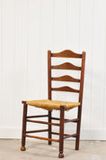 Load image into Gallery viewer, SINGLE Vintage English Ladder Back Chair
