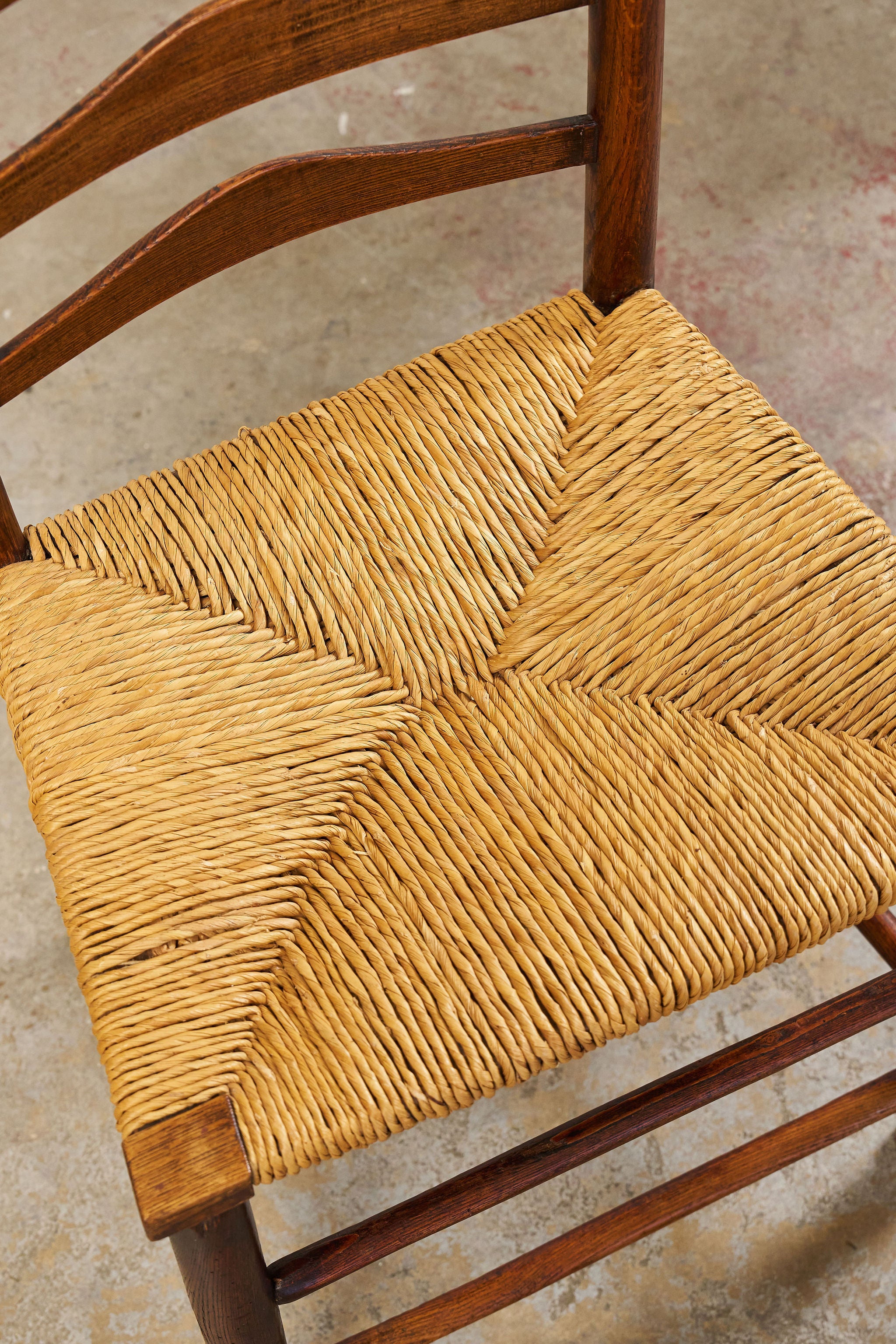 SINGLE Vintage English Ladder Back Chair