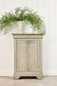 Load image into Gallery viewer, Early French Painted Pale Blue/GreyLinen Cupboard (c. 1800)
