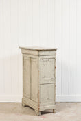Load image into Gallery viewer, Early French Painted Pale Blue/GreyLinen Cupboard (c. 1800)
