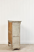 Load image into Gallery viewer, Early French Painted Pale Blue/GreyLinen Cupboard (c. 1800)
