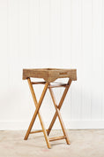 Load image into Gallery viewer, Woven Cane Butler’s Tray / Occasional Table (SHORTER)
