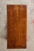 Load image into Gallery viewer, Small Oak English Stool with Flip-Top Table
