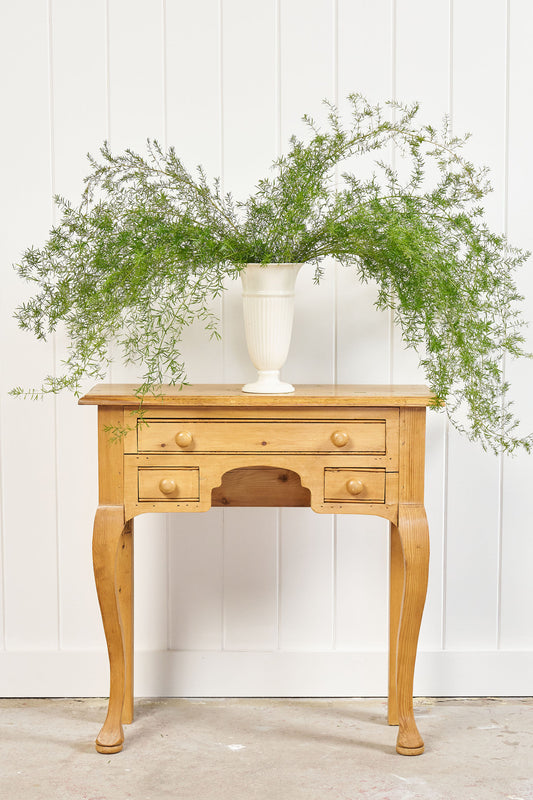 Petite Antique Pine Entry or Side Table