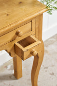 Load image into Gallery viewer, Petite Antique Pine Entry or Side Table
