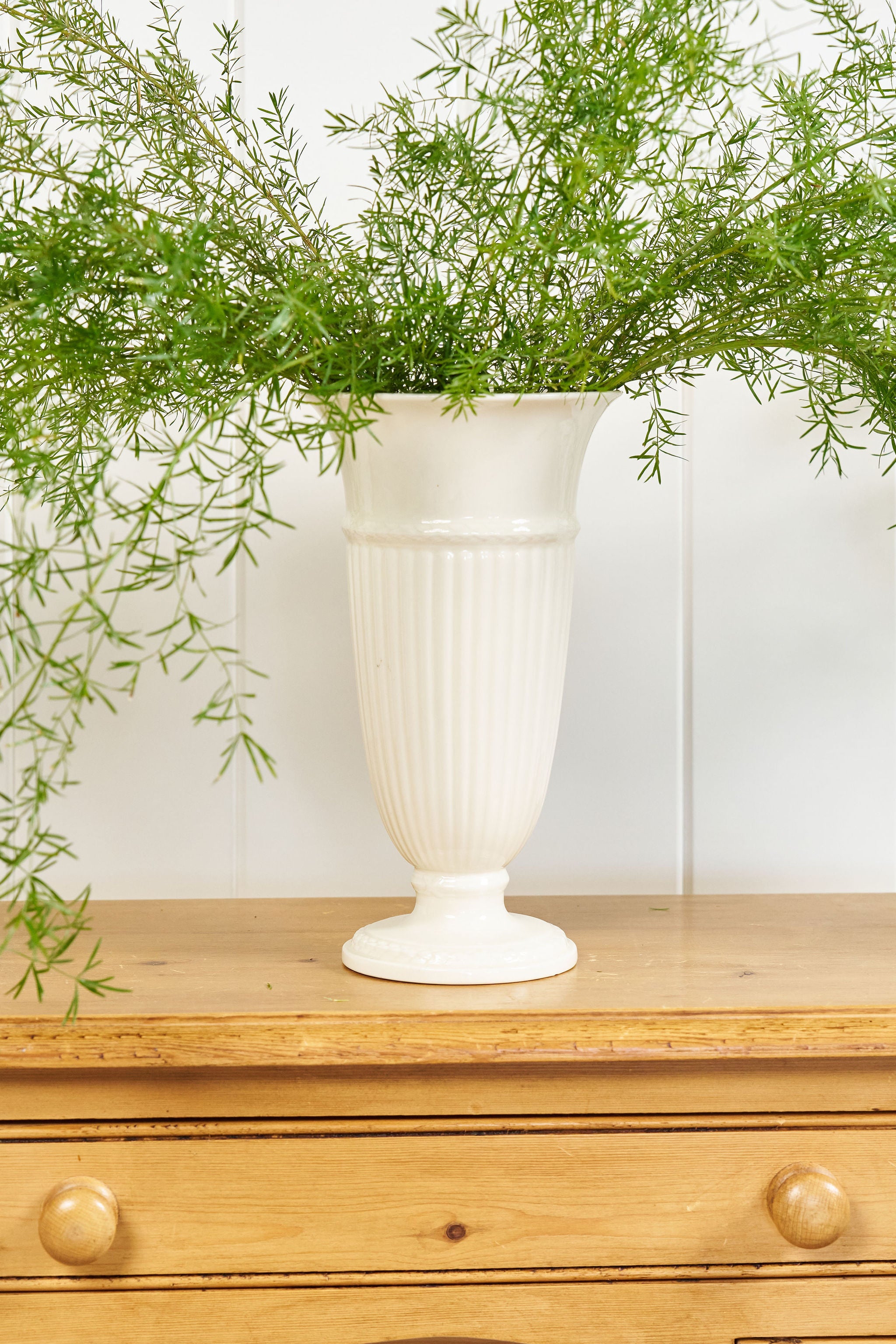 Tall Wedgwood Edme Cream Vase