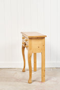 Load image into Gallery viewer, Petite Antique Pine Entry or Side Table
