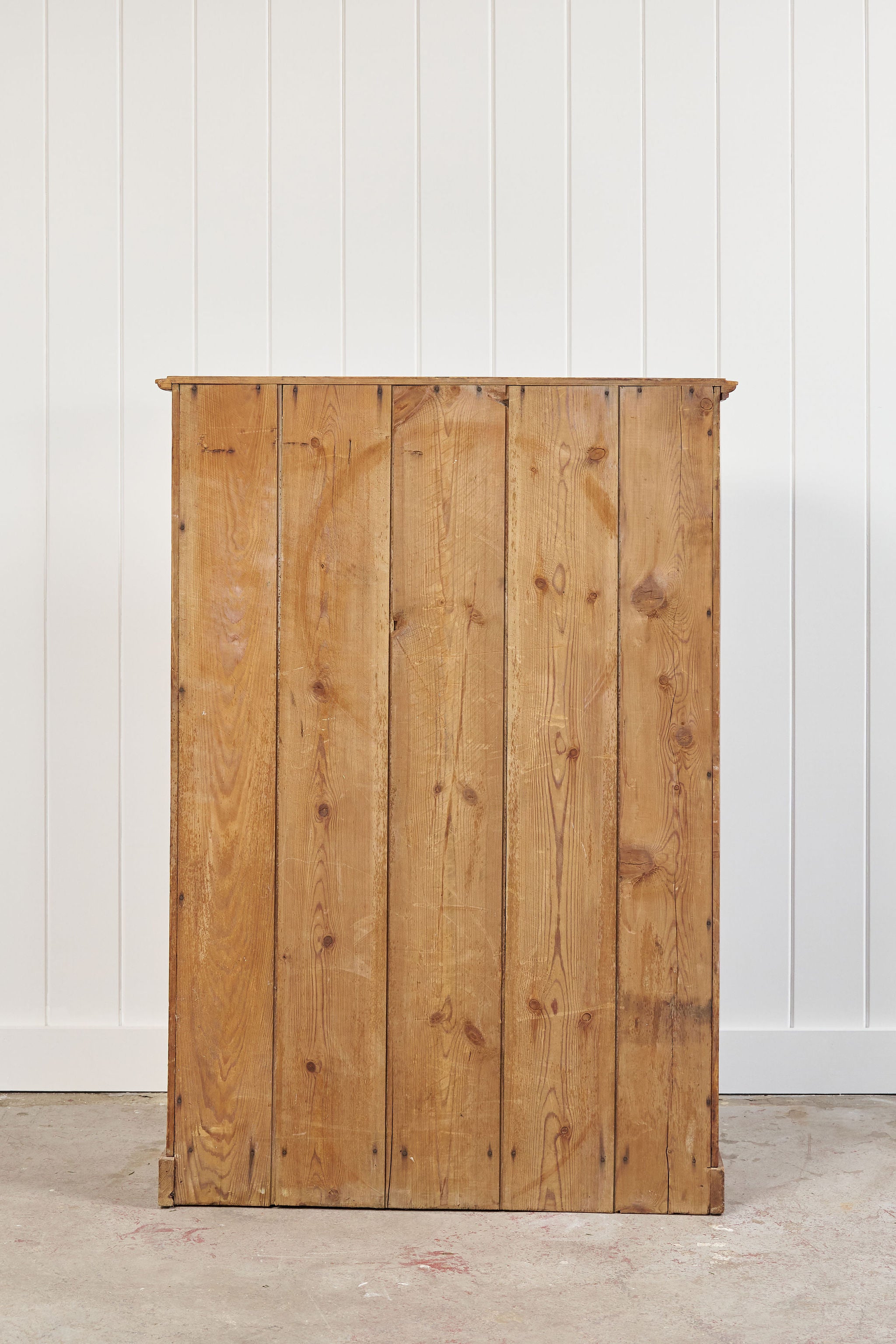 19th Century English Pine Floor Cupboard
