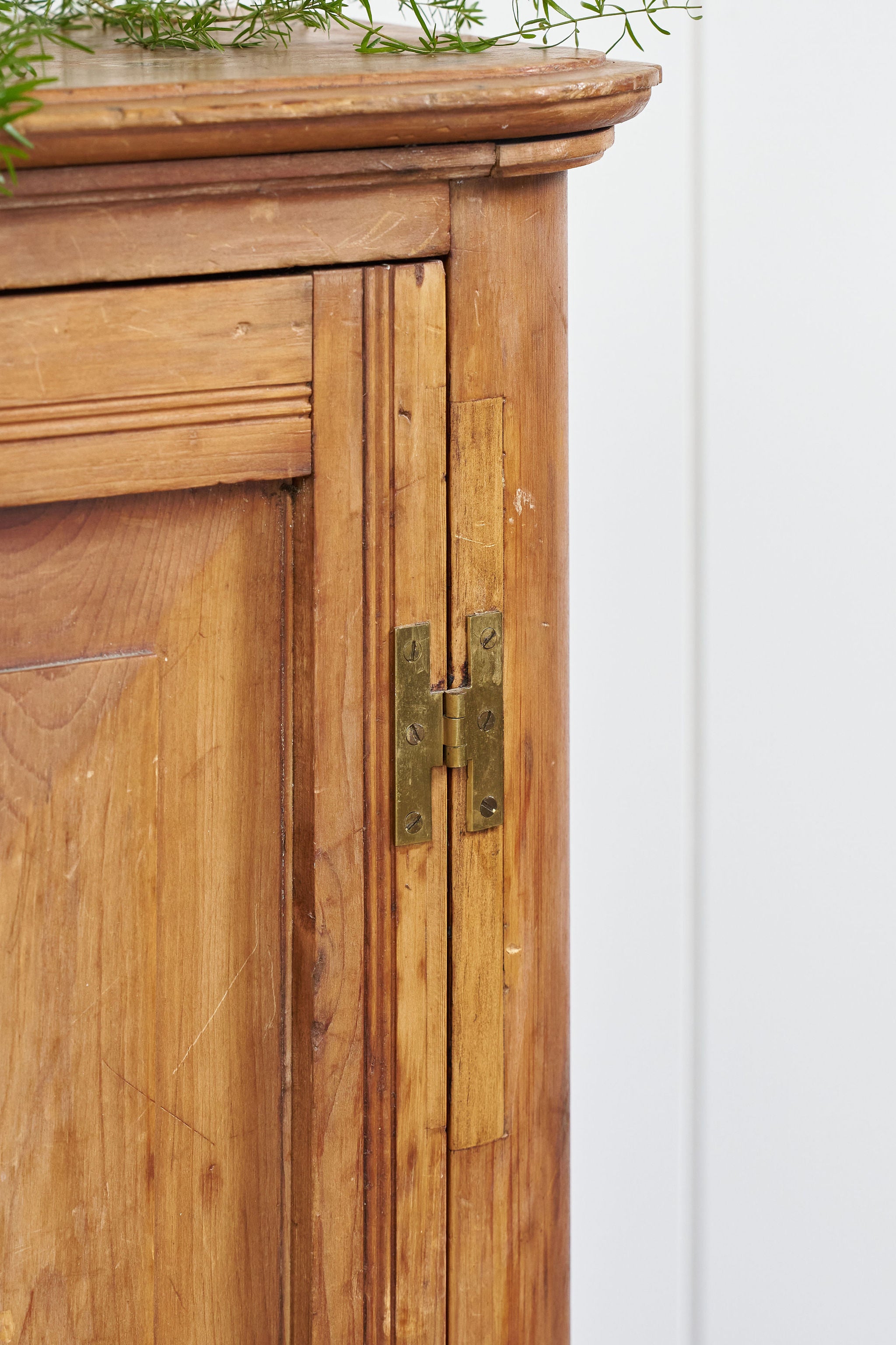 19th Century English Pine Floor Cupboard