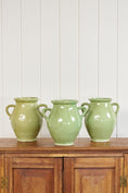 Load image into Gallery viewer, Large Antique Light Green Glazed Confit Jar
